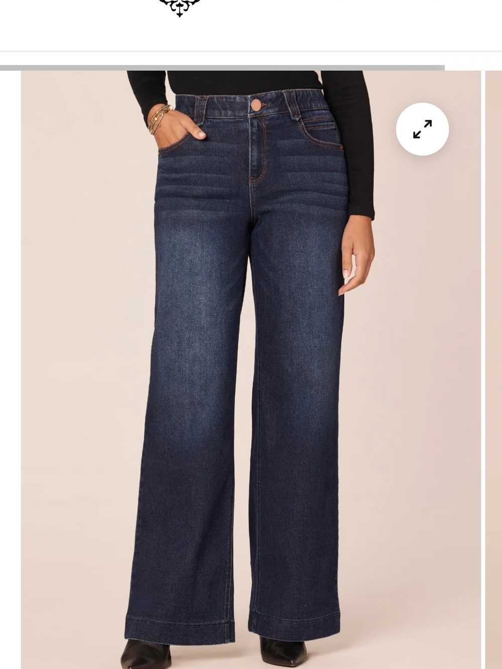 Democracy Ab-Solution Wide Leg Jeans Blue 10p